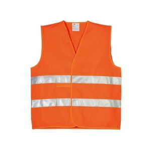 Gilet de signalisation visibilité - orange 