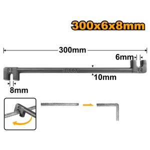 Griffe ferrailleur 300mm