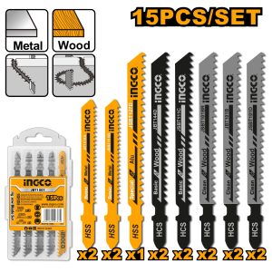 Jeu de lames de scie  sauteuse 15pcs
