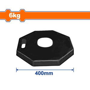 Base de poteau d'avertissement  6KG/40MM